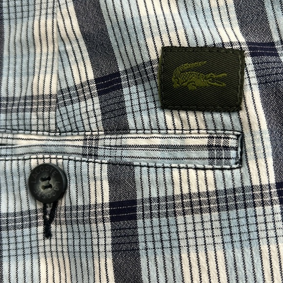 Lacoste Classic Fit Check / Plaid Bermuda Shorts |. Size 40 with 9” inseam - Picture 6 of 9